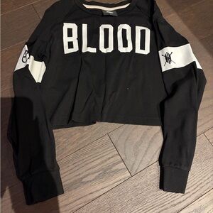Blood for Mercy Crop Top